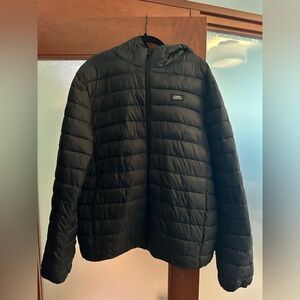 Pull&Bear Black Rain Jacket